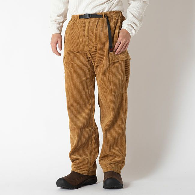 GRAMICCI グラミチ ブロックトンビッグコーデュロイパンツ メンズ
