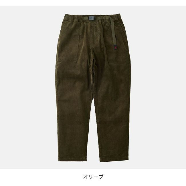 GRAMICCI グラミチ コーデュロイルーズテーパードリッジパンツ ユニ