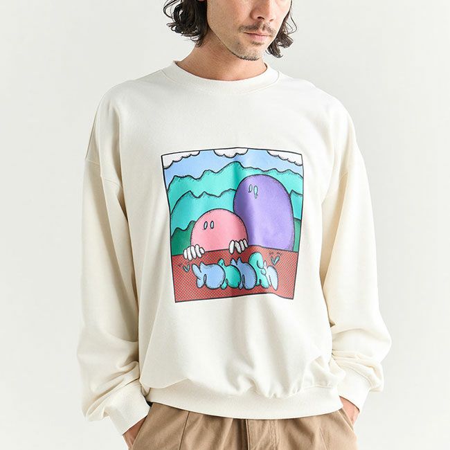 NANGA×RYUJI KAMIYAMA ナンガ×リュウジ カミヤマ スウェット