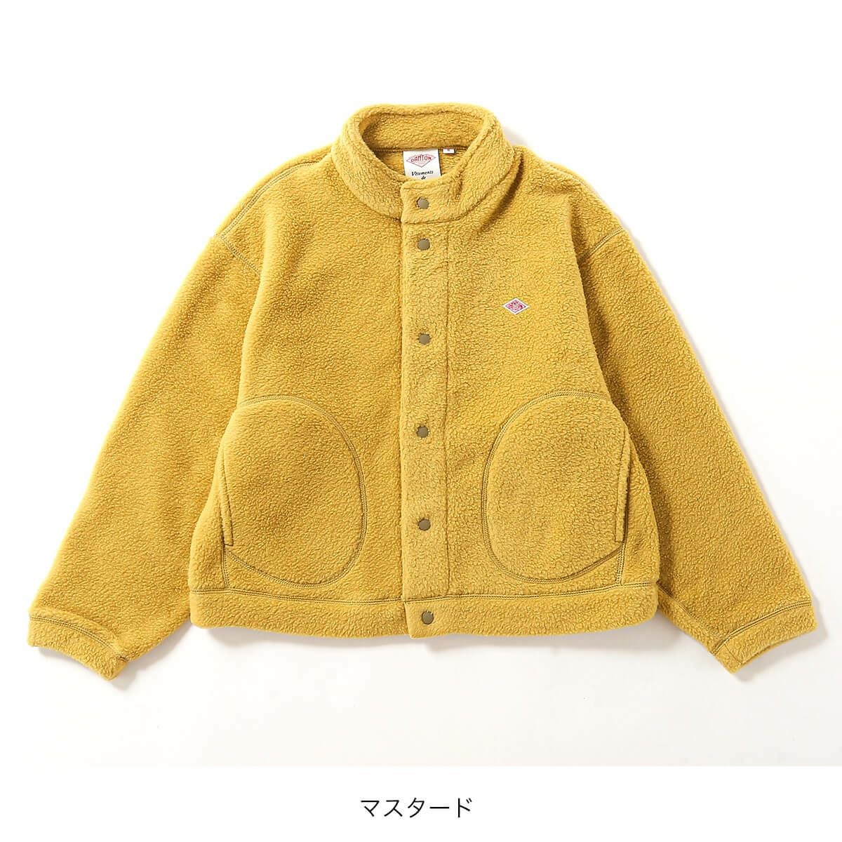 DANTON ダントン スタンドカラージャケット Wフェイスボア【ウィメンズ