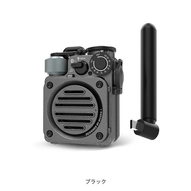 muzen ミューゼン ワイルドミニ第3世代ブルートゥーススピーカー