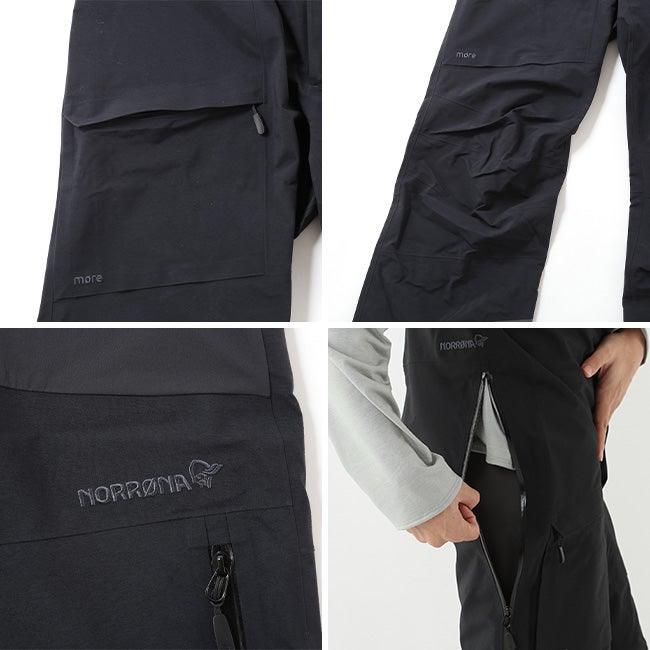 NORRONA ノローナ モーレ ゴアテックスサロペット メンズ｜SUNDAY