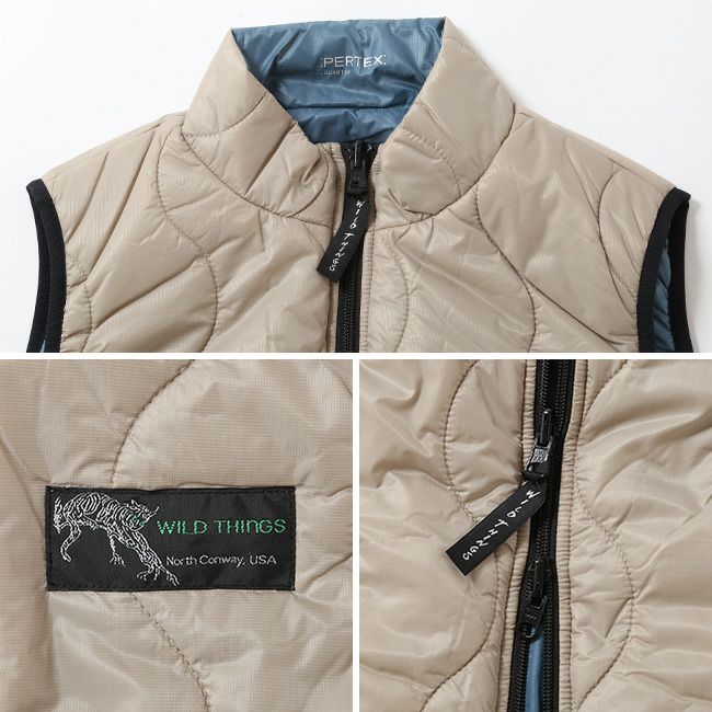 WILD THINGS ワイルドシングス リバーシブルビレイベスト メンズ