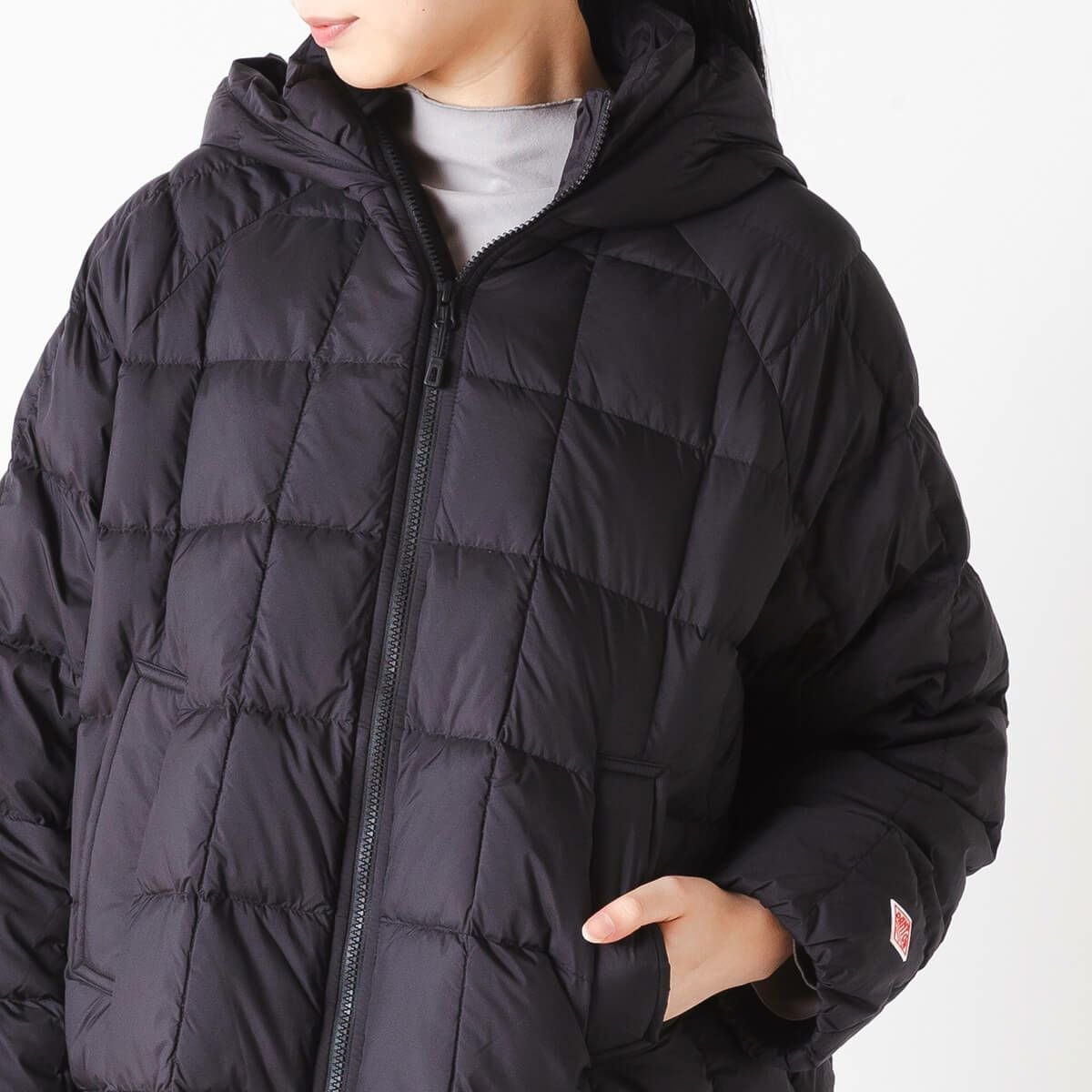 DANTON ダントン ダウンフーデッドジャケット 20dナイロンタフタ