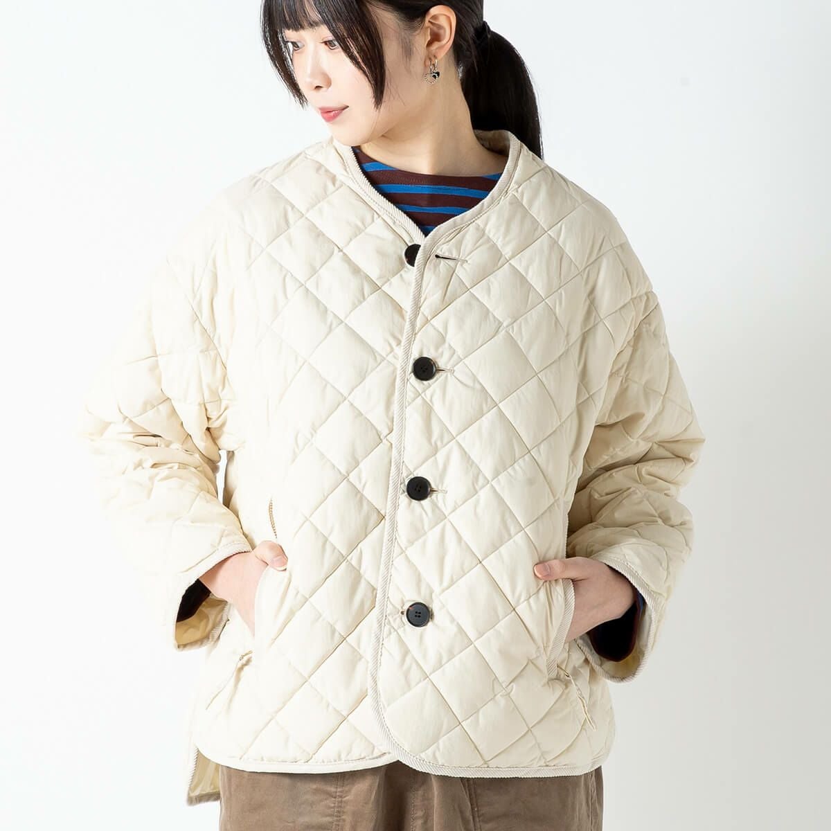 Gymphlex ジムフレックス キルトダウンカラージャケット マット