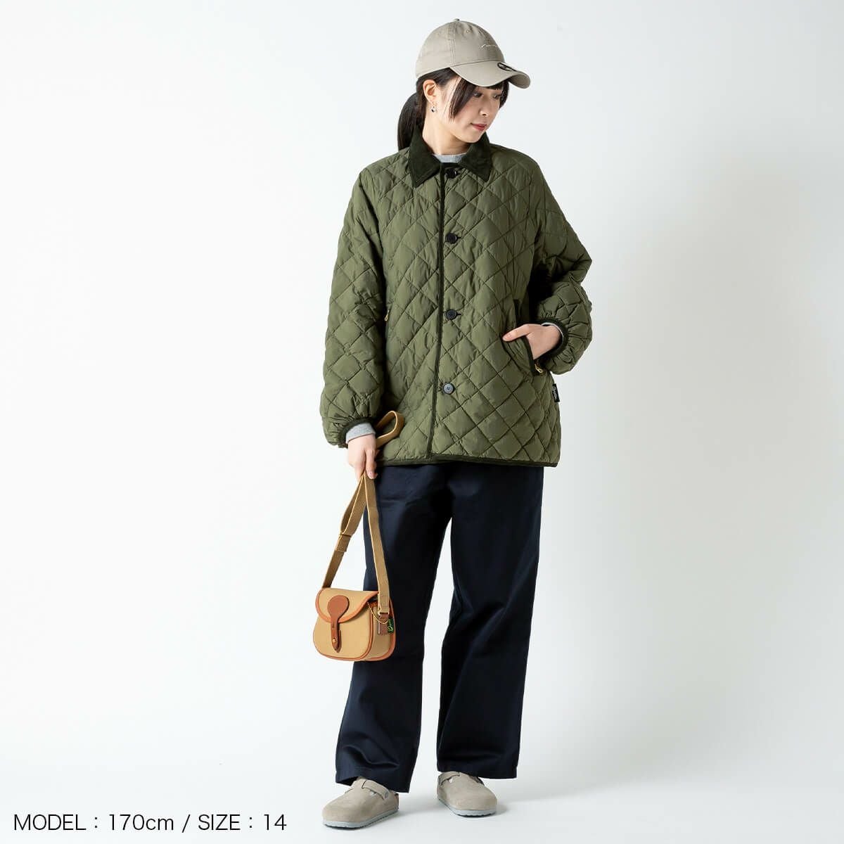 超美品 【Gymphlex】リモンタナイロン スタンドカラーコート オリーブ　L 超美品 【Gymphlex】リモンタナイロン スタンドカラーコート オリーブ