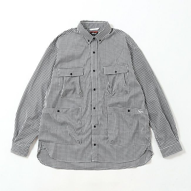 NANGA ナンガ ギンガムチェックキャンプシャツ