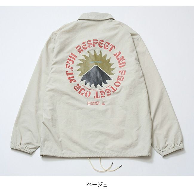 PARKS PROJECT パークスプロジェクト Mt.FUJI No.4コーチジャケット