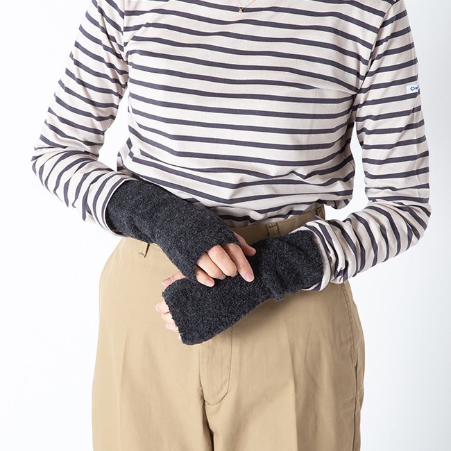 ROTOTO ロトト シームレスハンドウォーマー[ウールフリース]