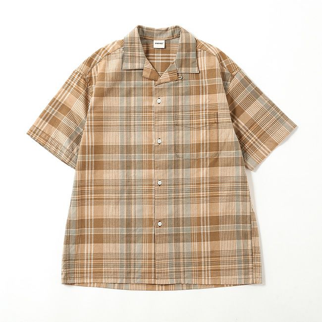 UNDYED アンダイド マドラスチェックS/Sシャツ