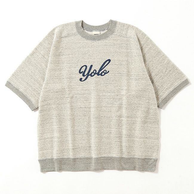 UNDYED アンダイド ウラケS/S EMBスウェット(YOLO)