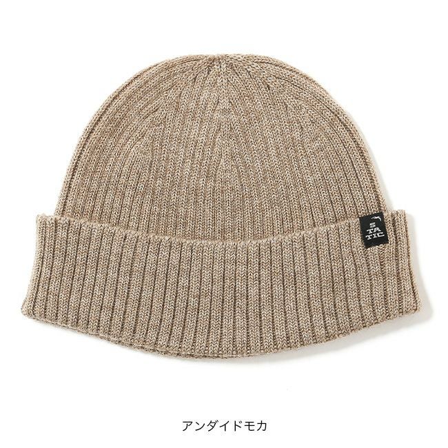 美品　arts&science ニットキャップ 黒 ヤクウール　フリーサイズ YAK ピュア ヤク100% リブ ニットキャップ