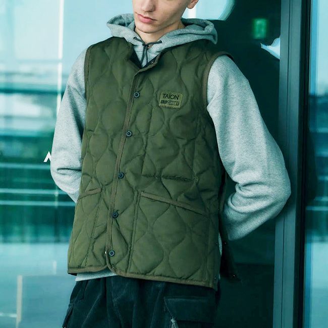 GRIP SWANY×TAION グリップスワニー×タイオン リバーシブルダウンベスト