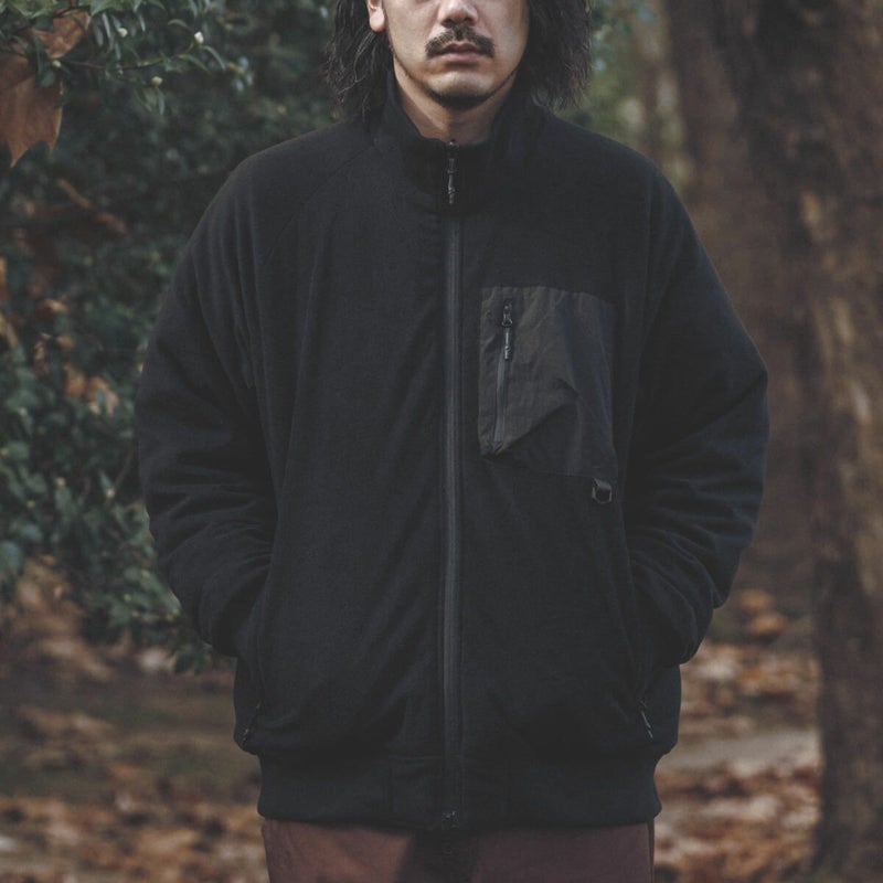 DVERG×TAION ドベルグ×タイオン REVERSIBLE FLEECE DOWN JACKET