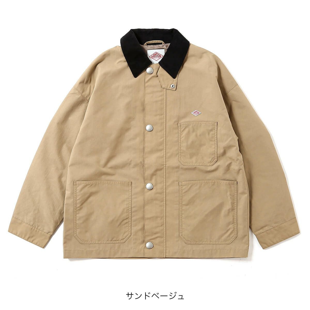 DANTON ダントン カバーオールジャケット ナイロンタフタ【ウィメンズ