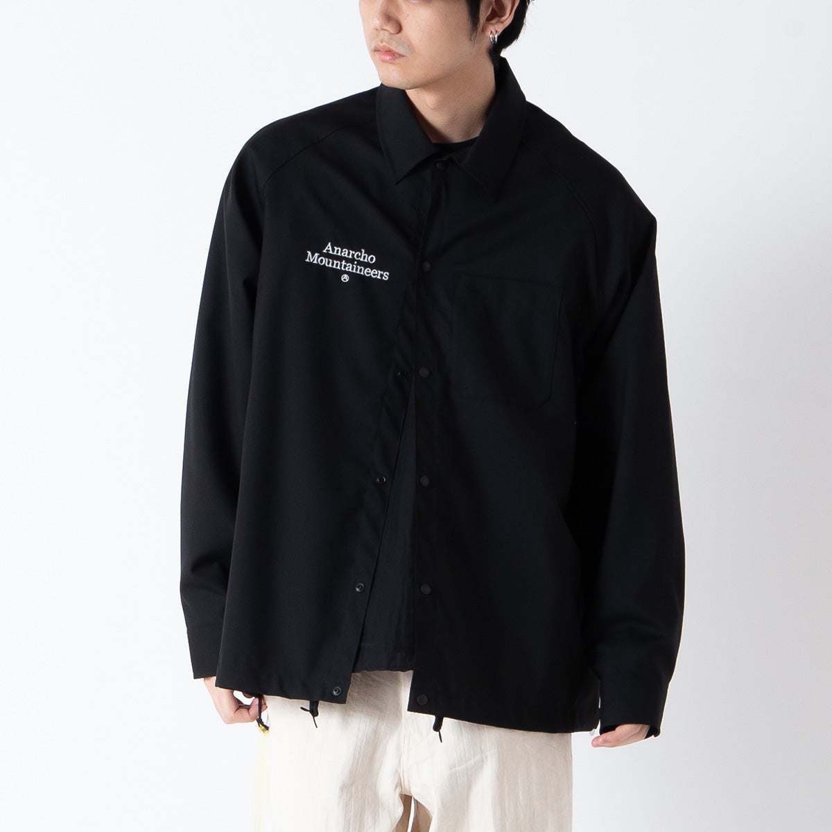 MOUNTAIN RESEARCH Coach Shirt マウンテンリサーチ Mountain Research マウンテンリサーチ メリノコーチシャツ｜SUNDAY