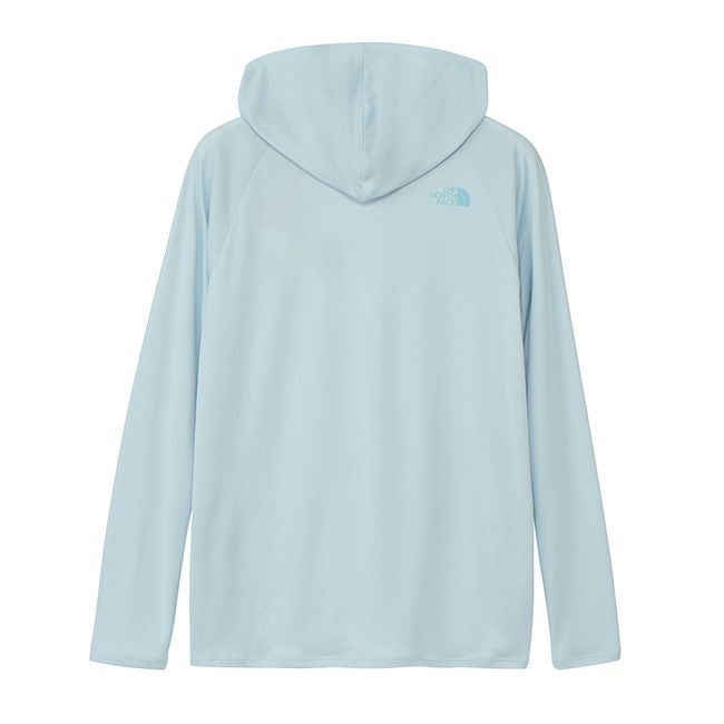 （美品）ザ・ノースフェイスUS古着　スノーウェア　水色/アイボリー　レディースM THE NORTH FACE ノースフェイス クリスプアクションフーディー