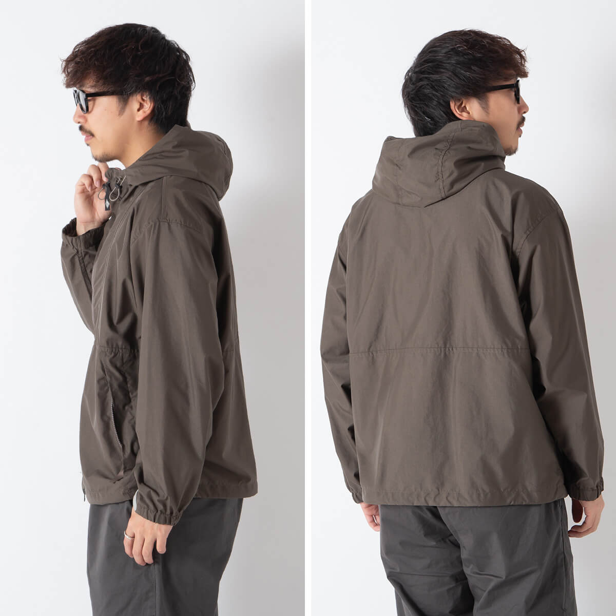 DANTON ダントン フーデッドショートジャケット スタナーナイロン