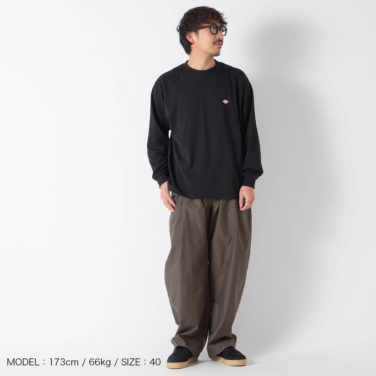 DANTON ダントン タックパンツ スタナーナイロン メンズ｜SUNDAY