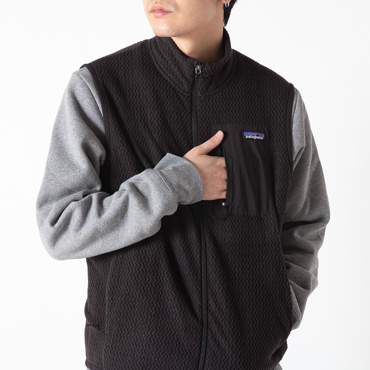patagonia パタゴニア R1エアベスト メンズ｜SUNDAY MOUNTAIN