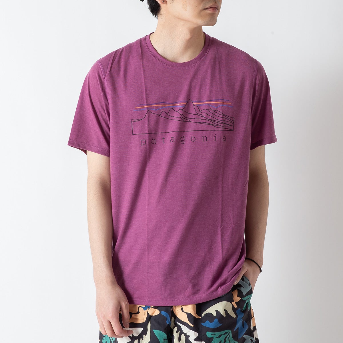 patagonia パタゴニア キャプリーンクールトレイルシャツ-ストラタ