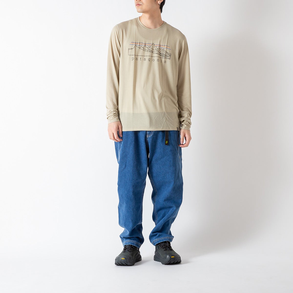 patagonia パタゴニア L/Sキャプリーンクールトレイルシャツ-ストラタ
