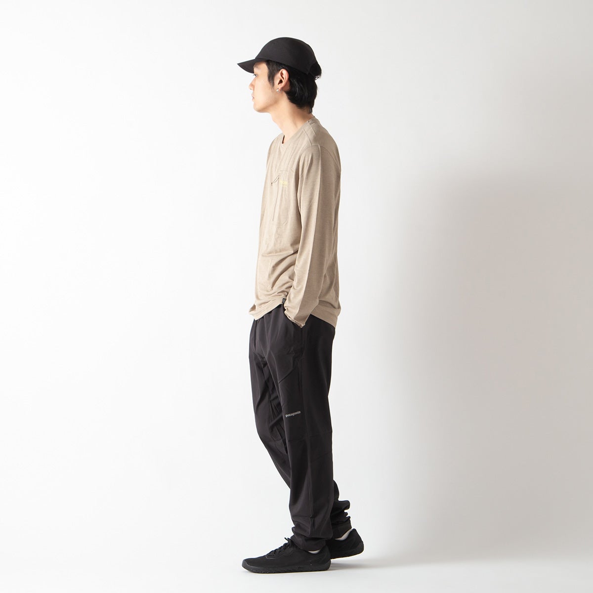 patagonia パタゴニア L/Sキャプリーンクールサンシャツ-ウォーター