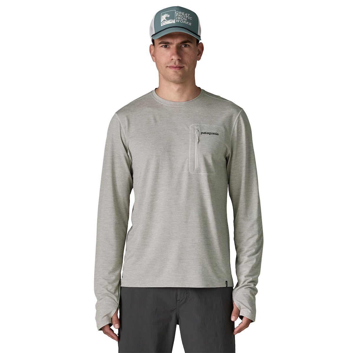 patagonia パタゴニア L/Sキャプリーンクールサンシャツ-フィッツロイ