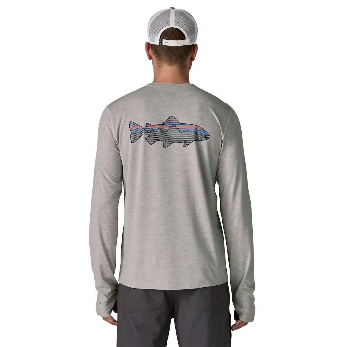 patagonia パタゴニア L/Sキャプリーンクールサンシャツ-フィッツロイ