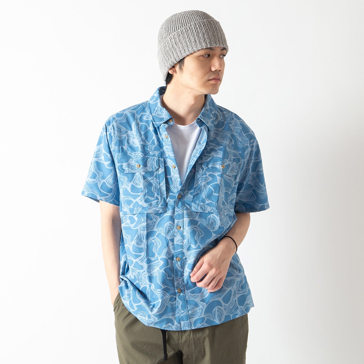 patagonia パタゴニア S/Sセルフガイデッドサンシャツ メンズ｜SUNDAY