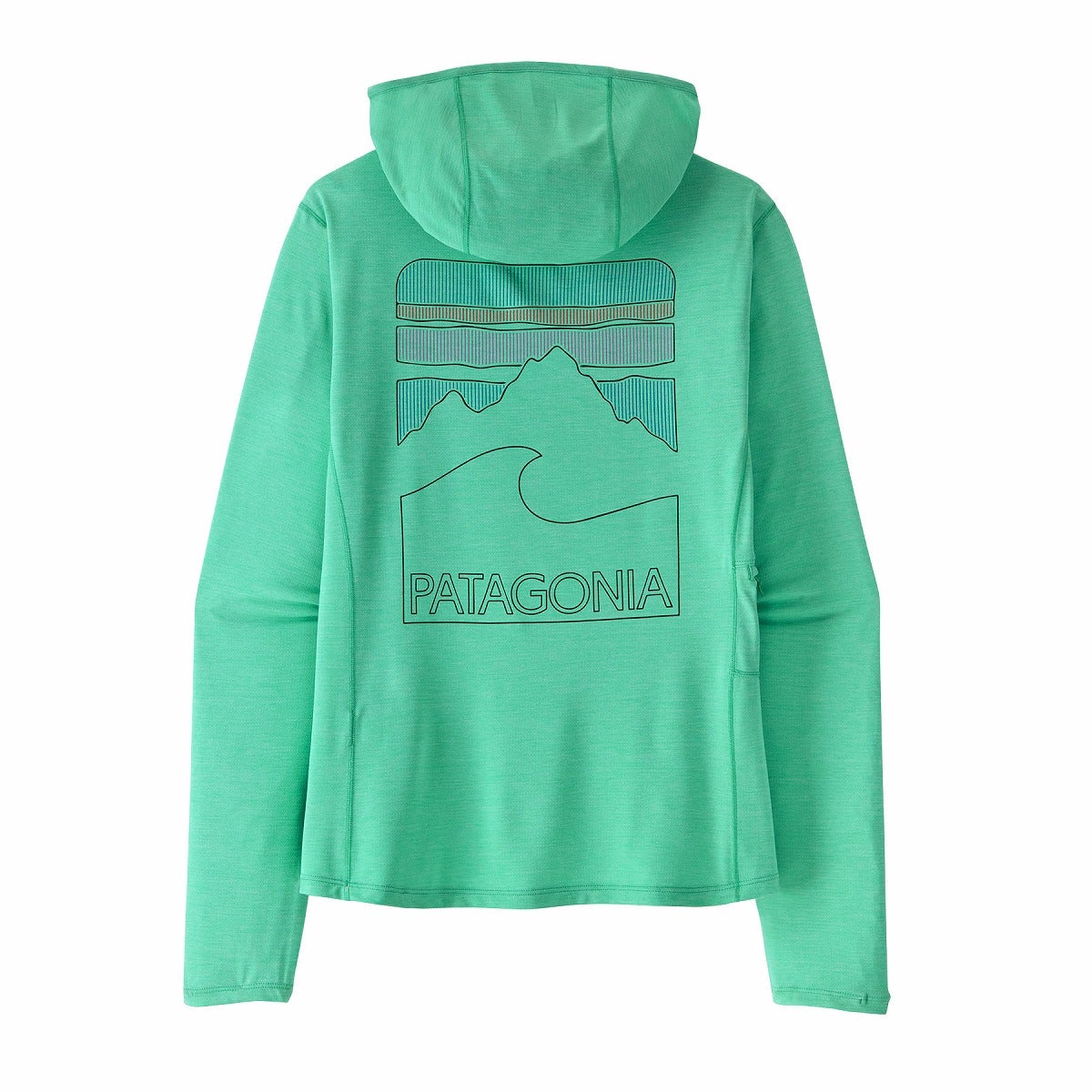 patagonia パタゴニア キャプリーンクールサンフーディ-ピーク