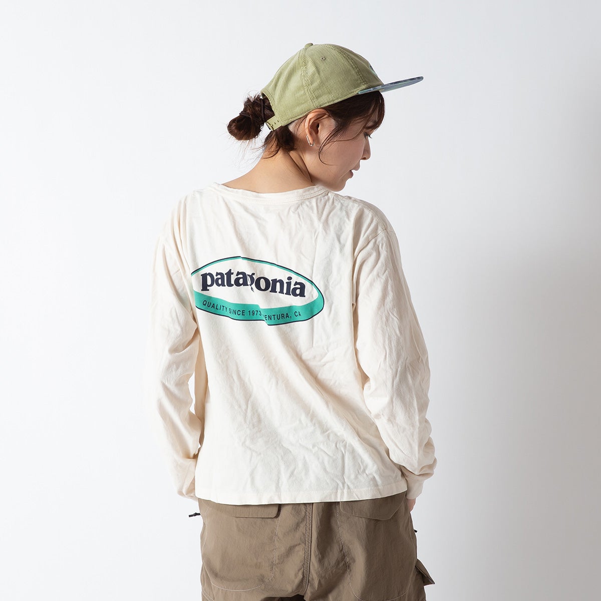 patagonia パタゴニア L/S'95オーバルロゴイージーカットTシャツ