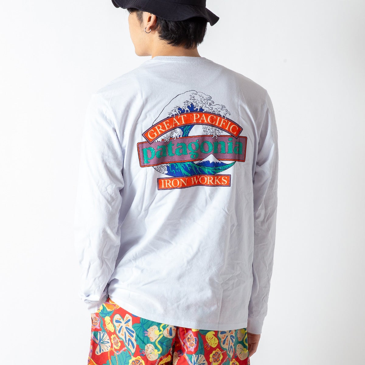 patagonia L/SグレートウェーブスレスポンシビリTee メンズ