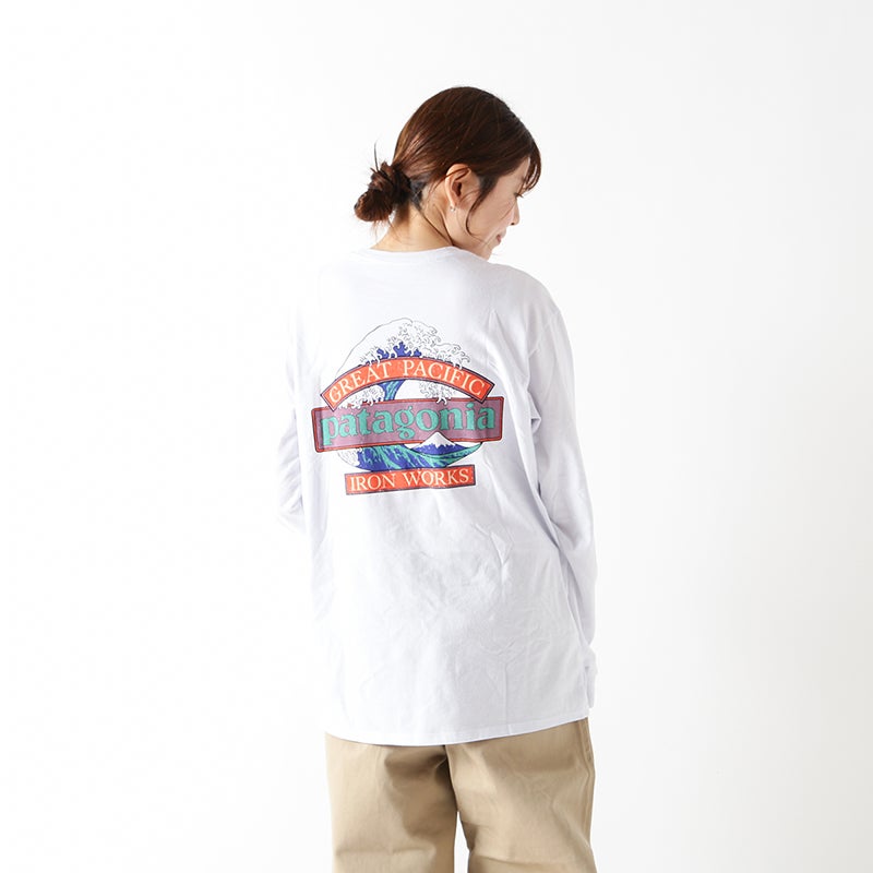 patagonia パタゴニア L/SグレートウェーブスレスポンシビリTee メンズ