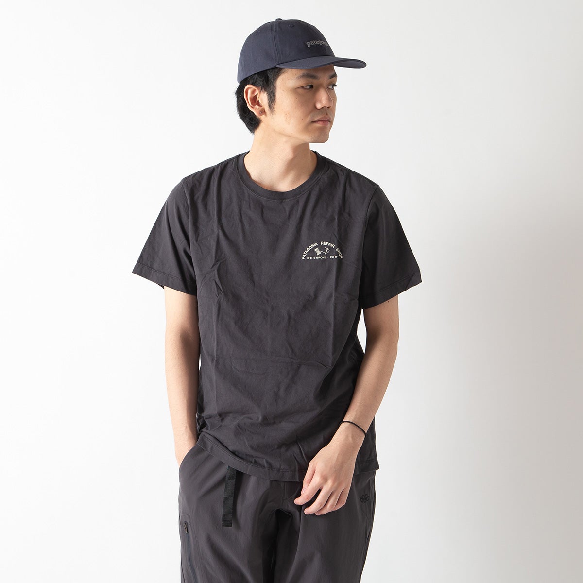 patagonia パタゴニア リペアショップTシャツ メンズ｜SUNDAY MOUNTAIN