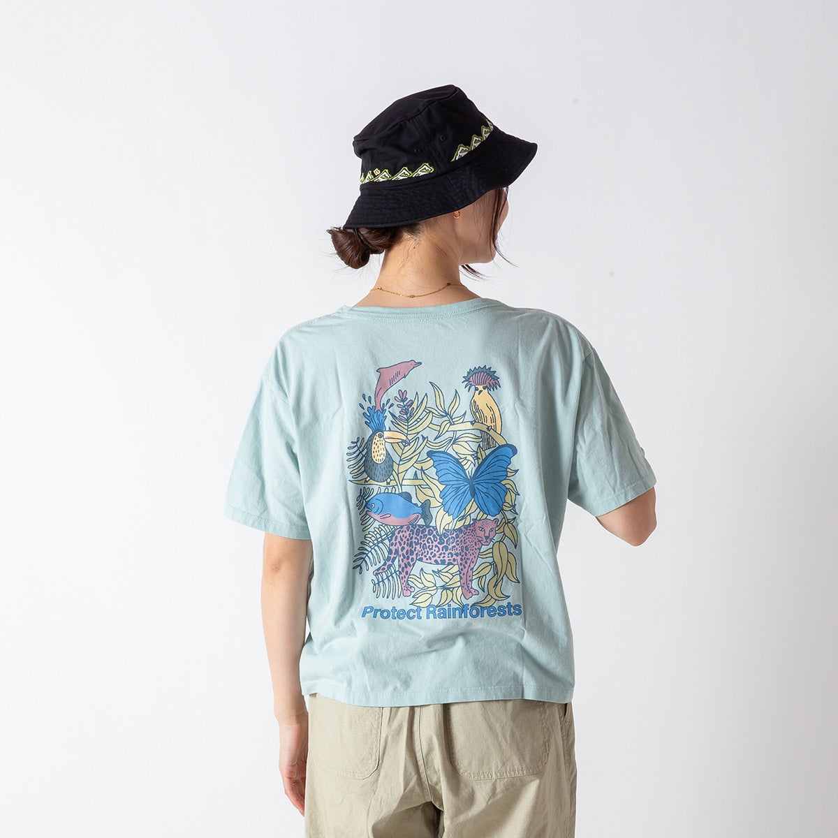 patagonia パタゴニア プロテクトレインフォレスツイージーカットT