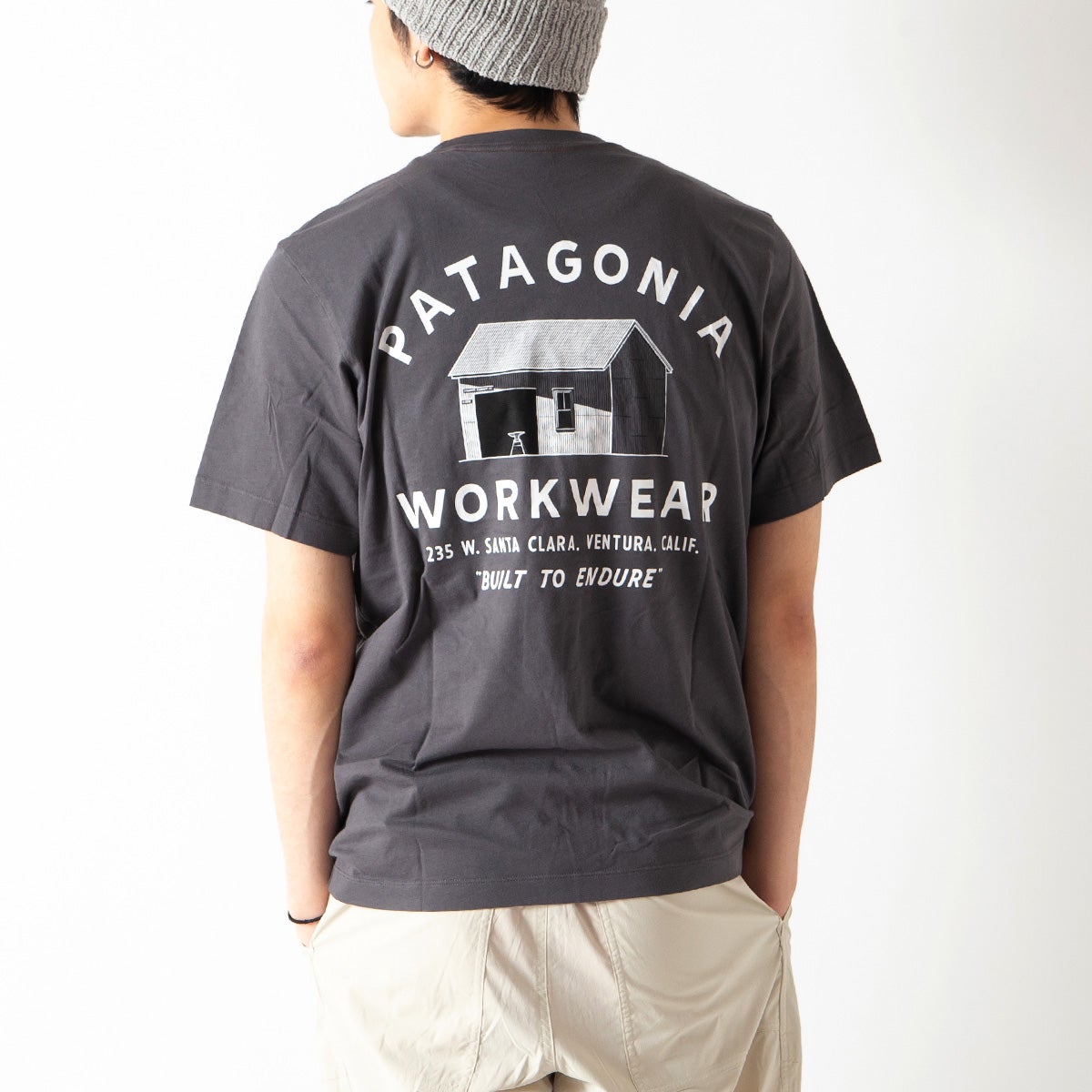 patagonia パタゴニア リペアショップTシャツ メンズ｜SUNDAY MOUNTAIN
