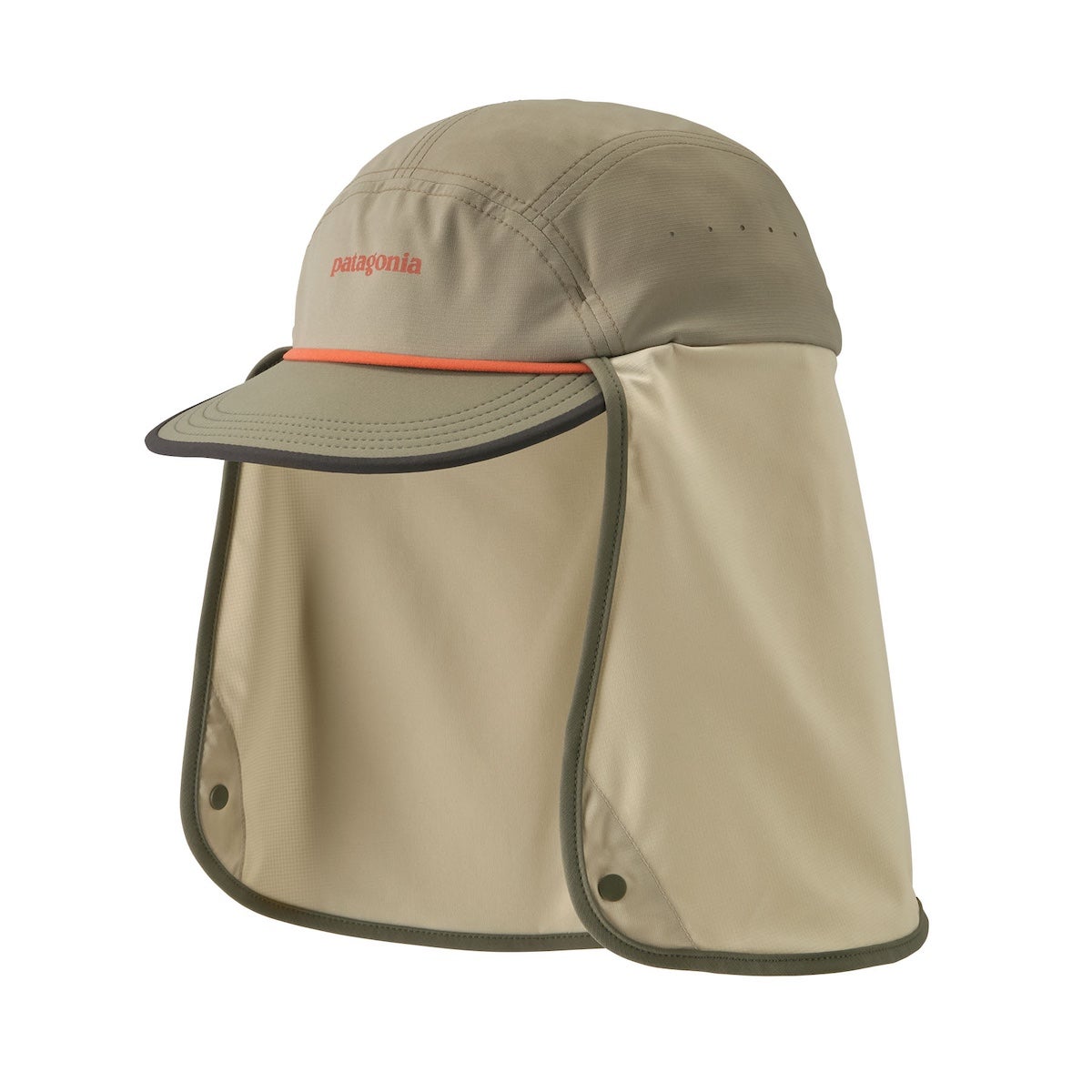 patagonia アウトドアハット ベージュ patagonia - 【中古】パタゴニア patagonia ナイロン サン