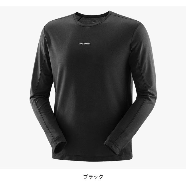 00's archive SALOMON テック ロンT カットソー y2k SALOMON サロモン シェイクアウトコアLS TEE メンズ｜SUNDAY MOUNTAIN