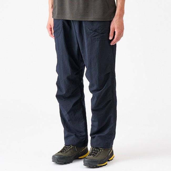 AXESQUIN ELEMENTS アクシーズクインエレメンツ タッサーナイロンのルーズパンツ