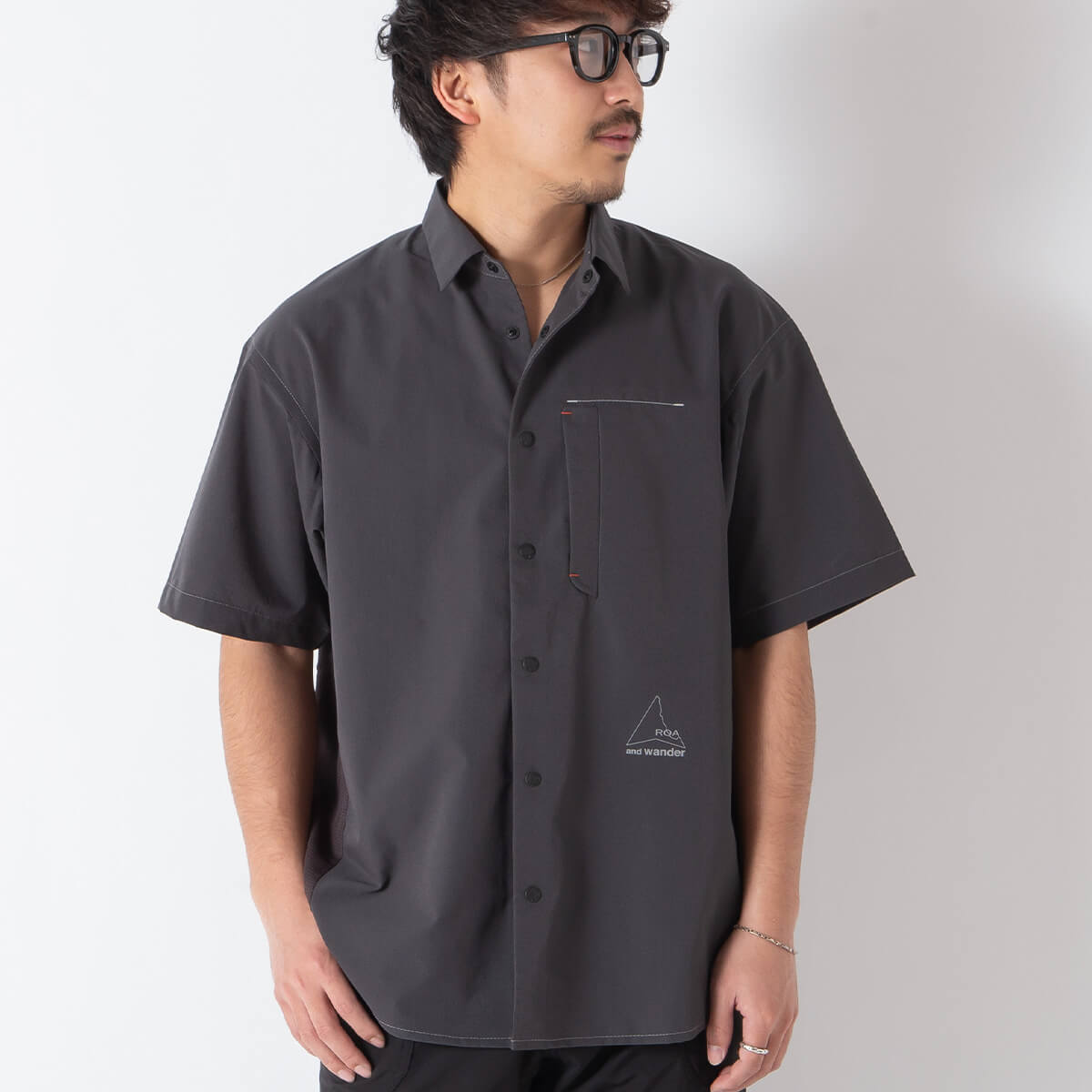 and wander シャツ ROA × and wander ロア×アンドワンダー ブリーザブルシャツ｜SUNDAY