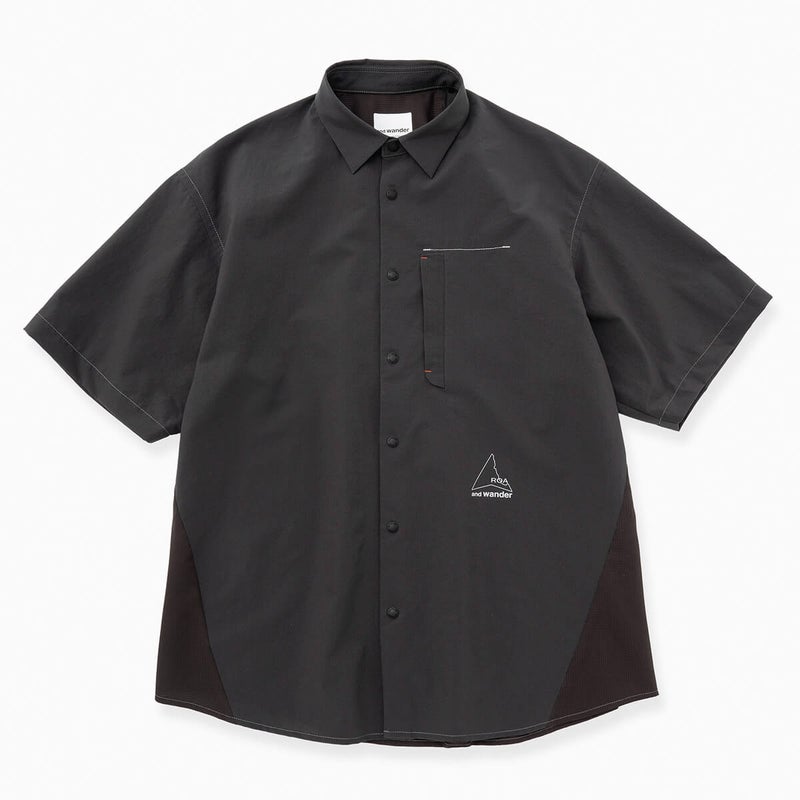 ROA × and wander ロア×アンドワンダー ブリーザブルシャツ