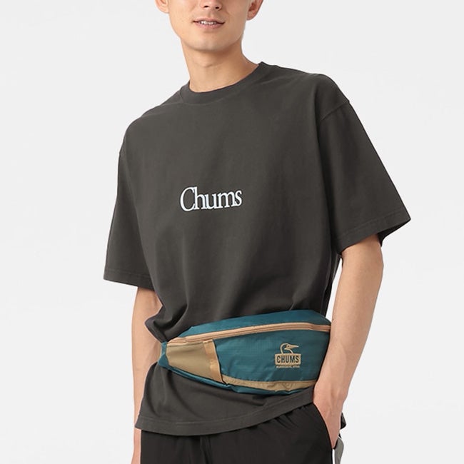 *未使用 * メンズ　チャムス CHUMS ブービーインチーズTシャツ Booby in Cheese Mサイズ　Sage 送370円 Tシャツ CHUMS チャムス 2025春夏新色追加チャムス 半袖T 接触冷感（ブランドチャムス）（Tシャツ・カットソー