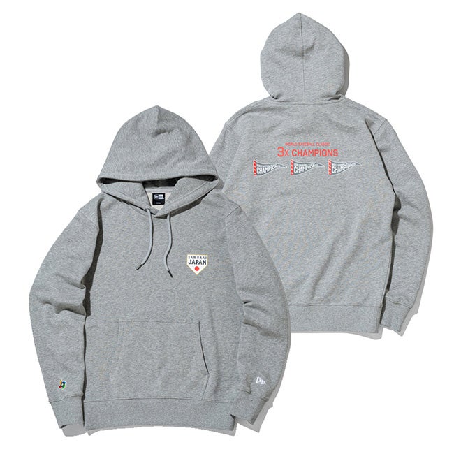 NEW ERA ニューエラ WBC スウェットプルオーバーフーディー サムライジャパン 3タイムスチャンピオンズ