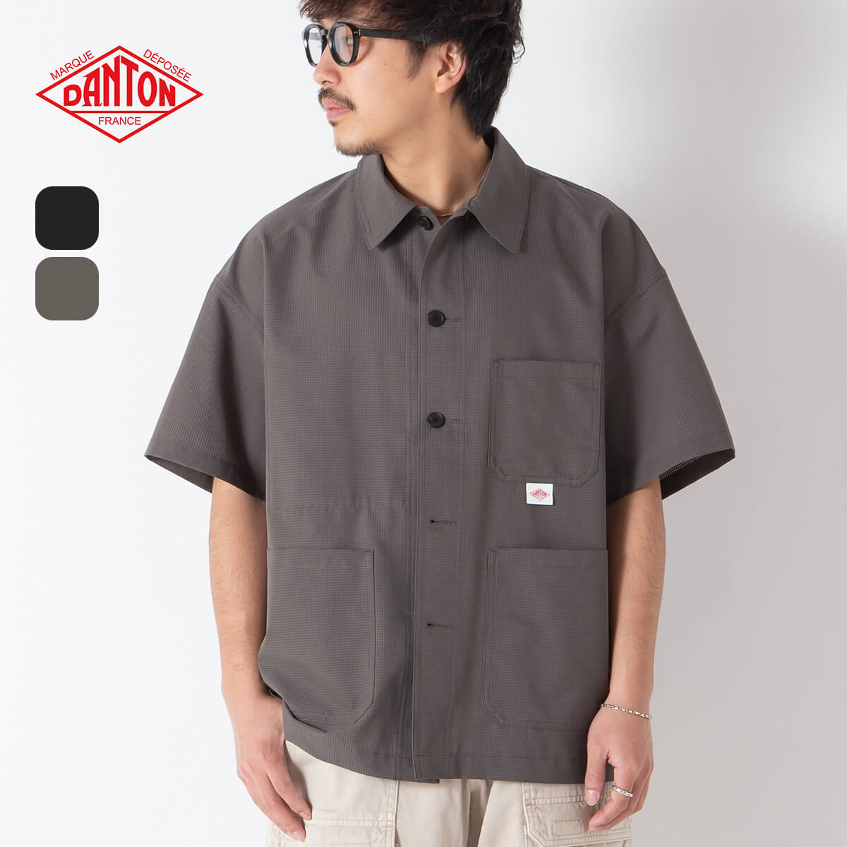 DANTON ダントン タックパンツ ルーズチノクロス【ウィメンズ
