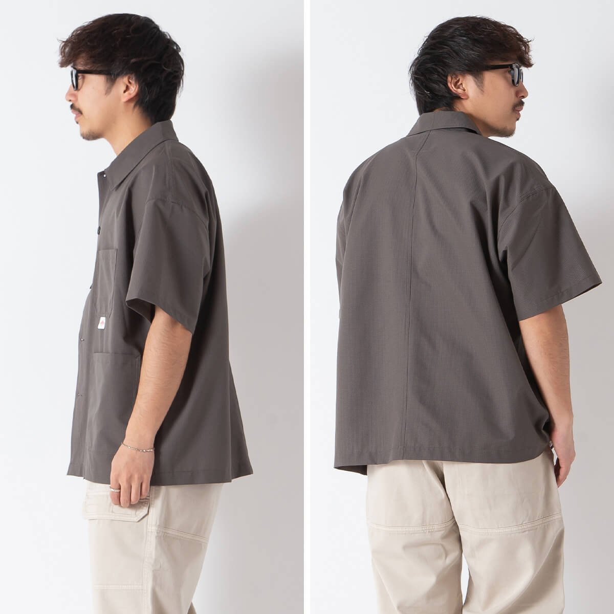 DANTON ダントン ショートスリーブカバーオールズ リップストップ