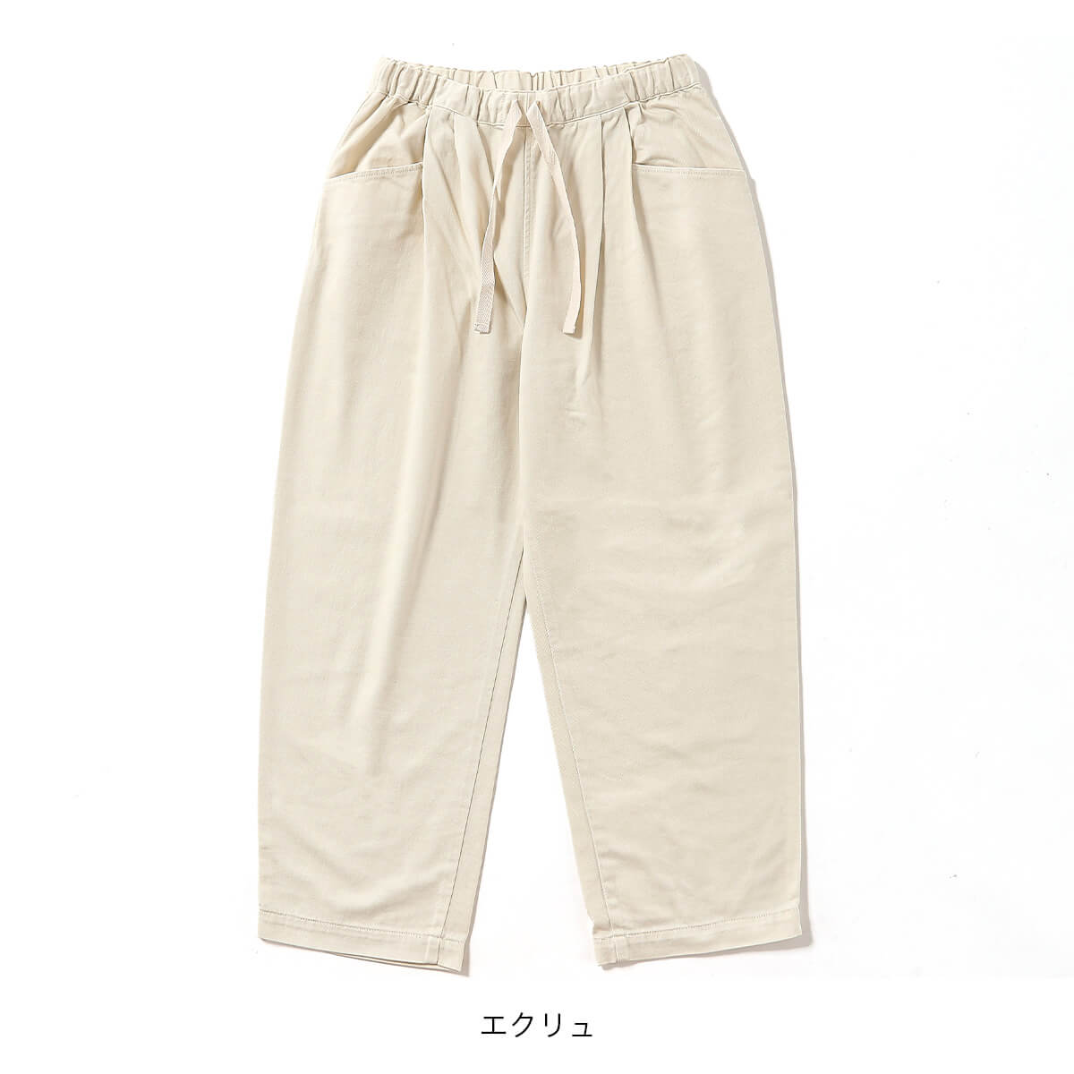 山だよ DANTON ダントン タックパンツ ルーズチノクロス【ウィメンズ