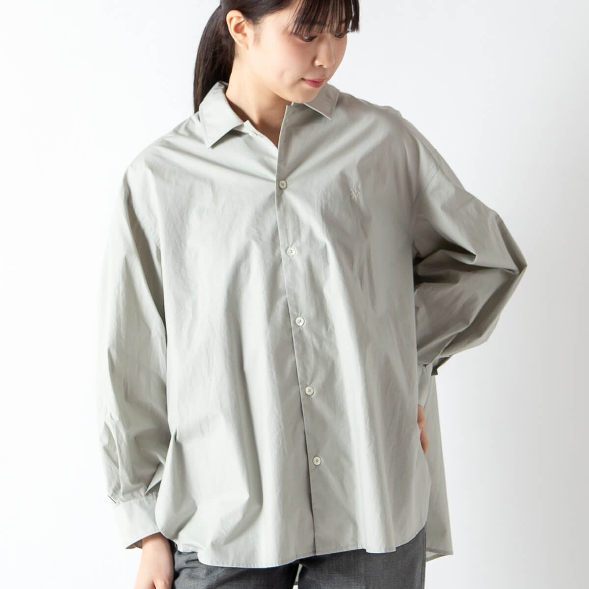Gymphlex ジムフレックス レギュラーカラーチュニック 60/-コットン