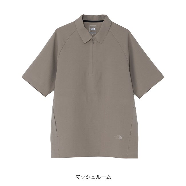 THE NORTH FACE ノースフェイス トランクルS/Sジップポロシャツ ユニ
