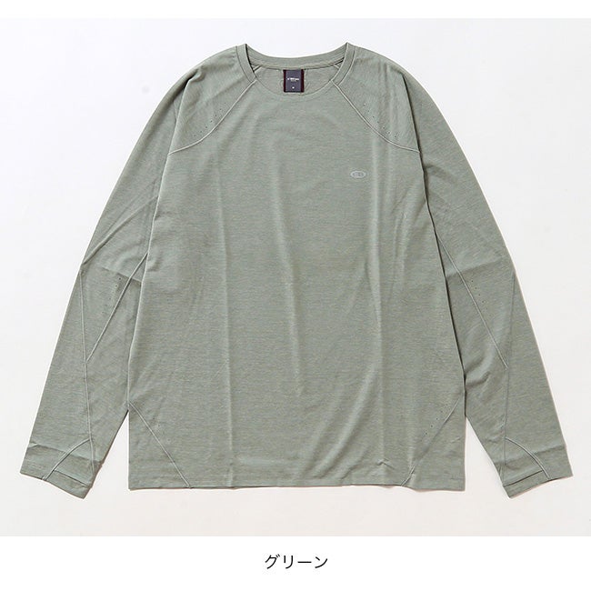 BLUE MONTE ブルーモンテ フロッグエアロ速乾UVカットロングスリーブ